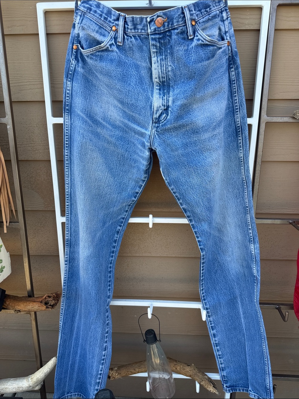 Vintage early 80s Wrangler, Cowboy Cut pro rodeo style prewar 34"x40" unisex